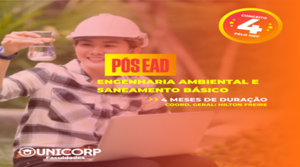 Especialização em Engenharia Ambiental e Saneamento Básico