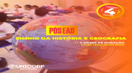 Especialização em Ensino da História e Geografia