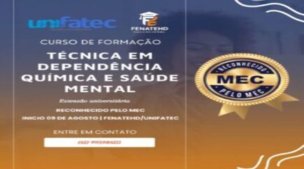 Formação Técnica em Dependência Química e Saúde Mental – Extensão universitária