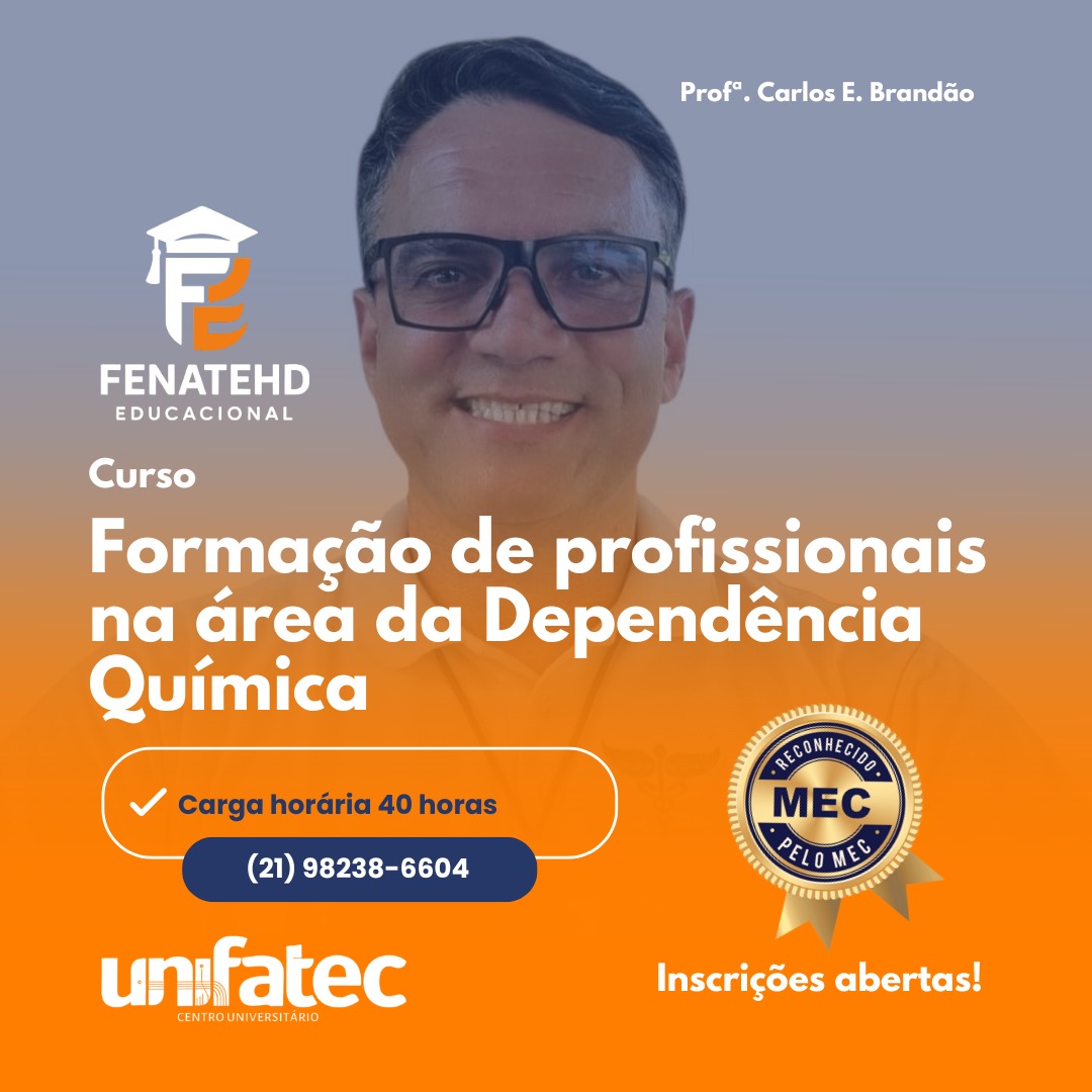 Curso de Formação de profissionais na área da Dependência Química